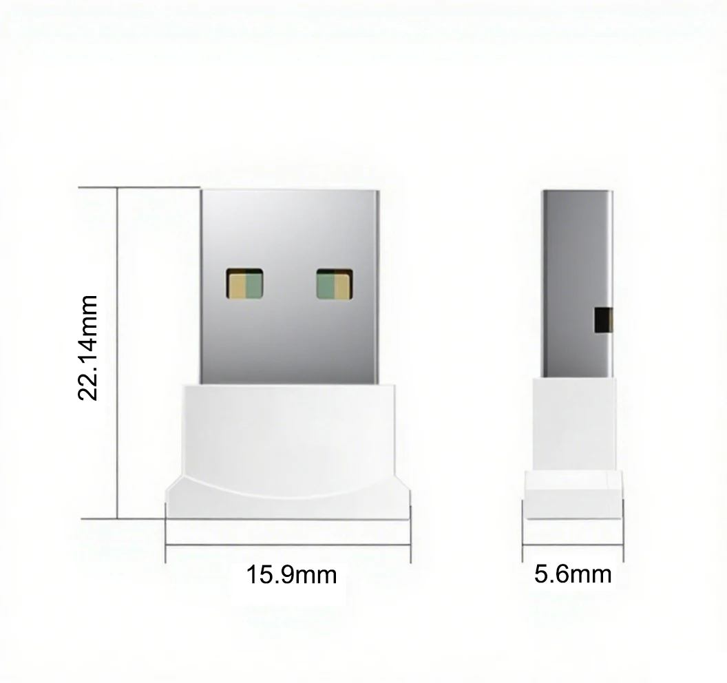 Kleiner USB-Bluetooth-5.0-Dongle, Nordic NRF52840-Dongle-Adapter, energiesparender BLE-Dongle, drahtloser Sender und Empfänger für Smart Home. – Detail 5