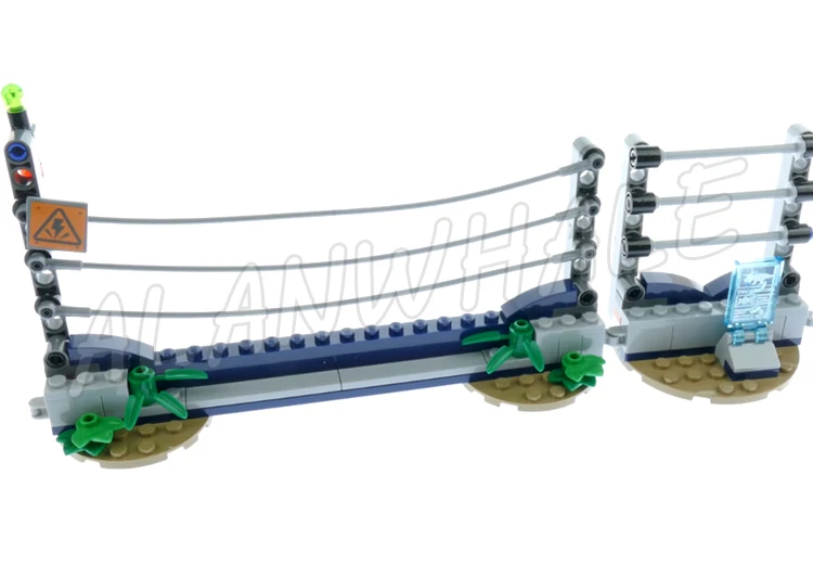 471 peças Jurassic World Triceratops Rampage Dinossauro com cercas, Buggy, Ovo Giratório, Parque 11336, Blocos de Montar Compatíveis com o Modelo