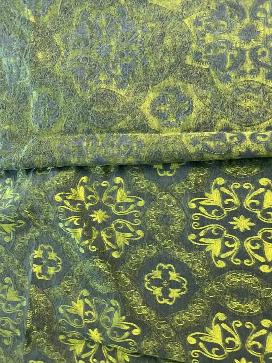 

60 Momme Floral Oil Silk Fabric 140 Width Tang Costume Hanfu Court Ancient Costume Material Traditional Chinese Design