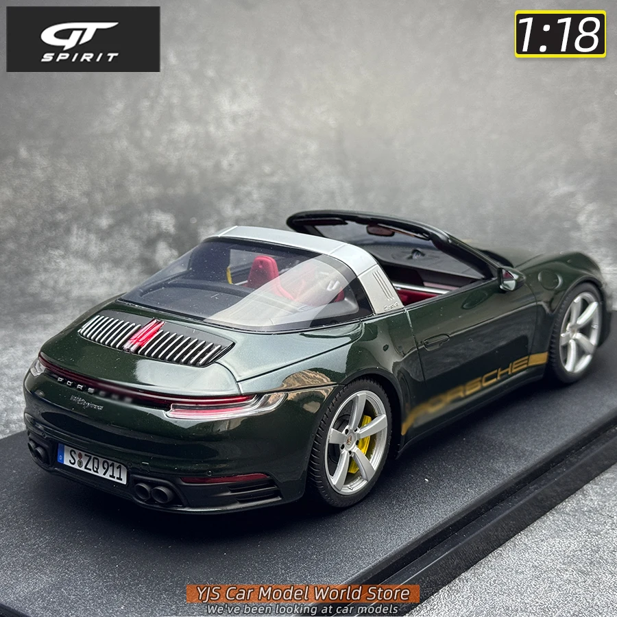 GT Spirit 1:18 ใหม่ 911 (992) Targa 4 รถรุ่น STATIC เครื่องประดับวันหยุดของขวัญคอลเลกชัน