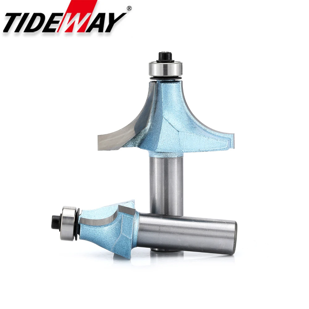 TIDEWAY Industrial Grade Cove Bit Round Slotting  Milling Cutter Tools For Wood Trimming Cutter Woodworking Router Bits