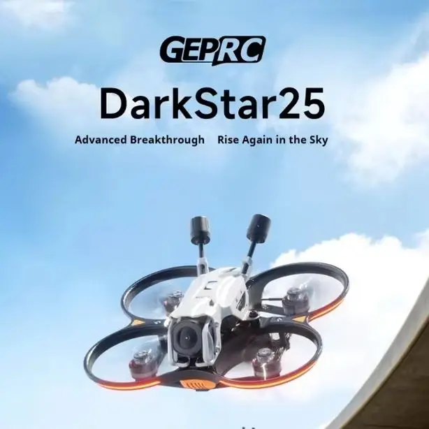 No Battery GEPRC Darkstar 25 O4 Pro 2.5‑Inch Lightweight FPV Racing RTF Drone Kit, GPS Mount Supported Freestyle Quadcopter