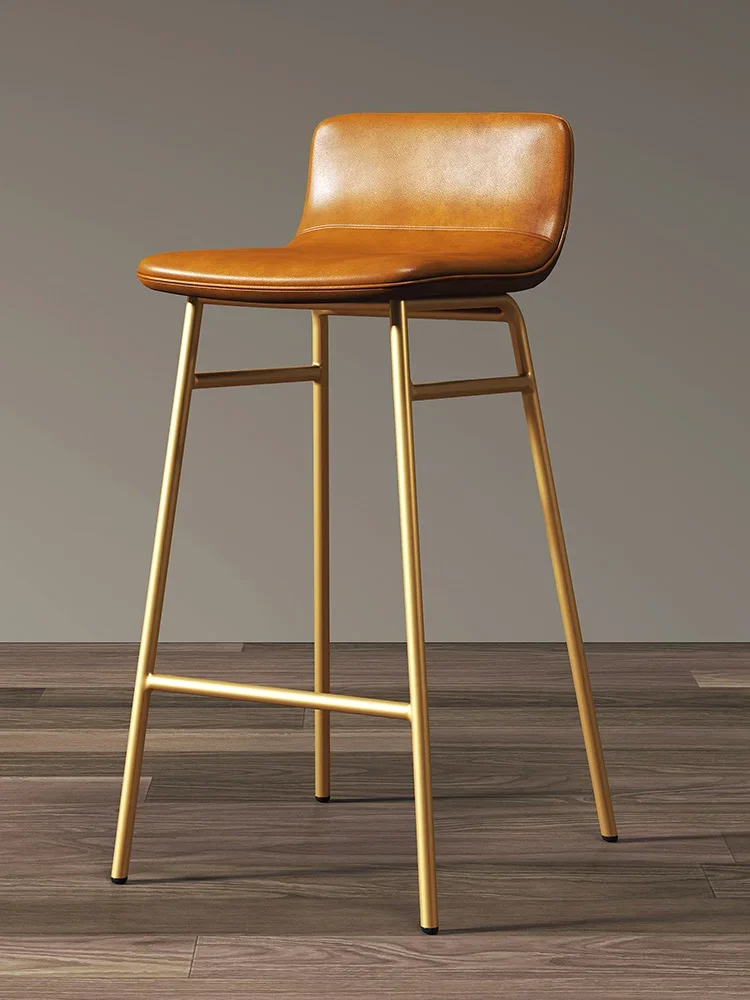 Modern Bar Stool Chair Originality Household Modern Concise Bar Counter Chair Reception Leisure Time High Foot