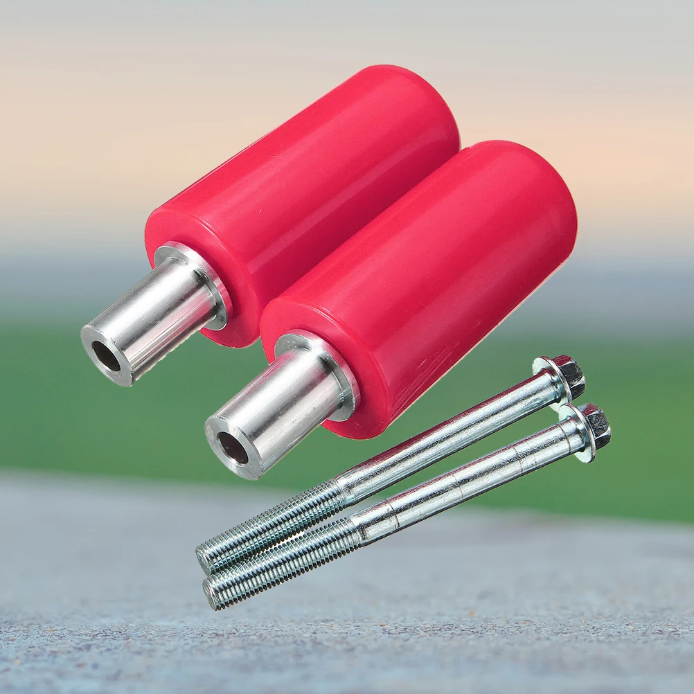 

2Pcs Motorcycle Falling Protection Kit Body Frame Sliders Anti Crash Stick Pink High Resistance Easy Installation Essential