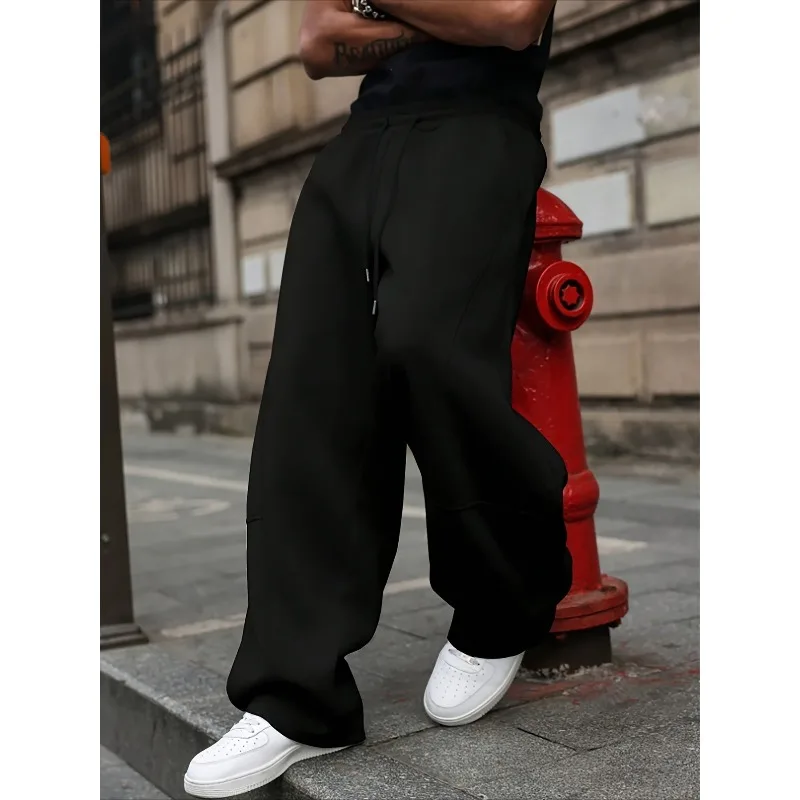 

American Street Men's Wide Leg Casual Pants Autumn and Winter New Casual Jogging Sports Pants