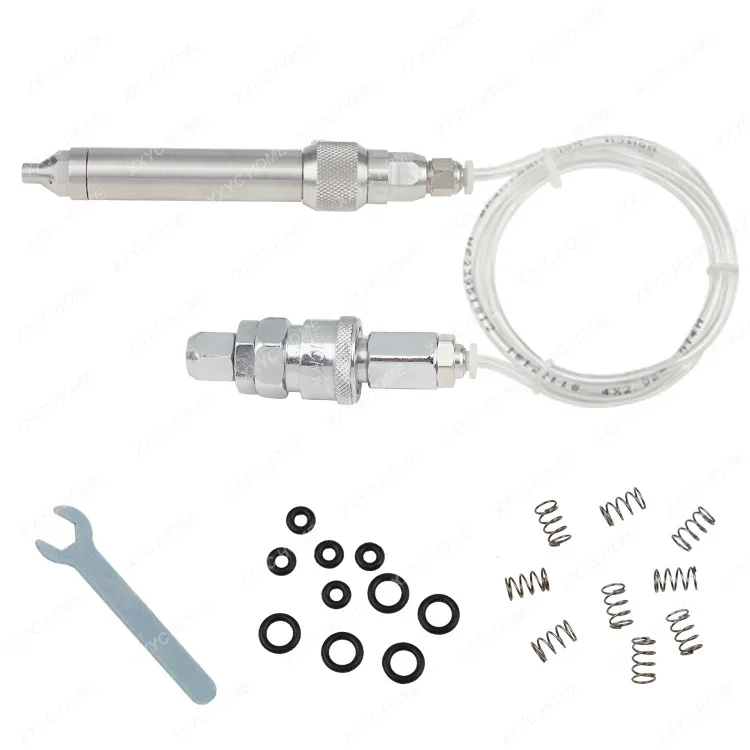 Merican Hexagonal Pneumatic Hammer Handpiece With Accessories, Engraving Tools Diamond Point