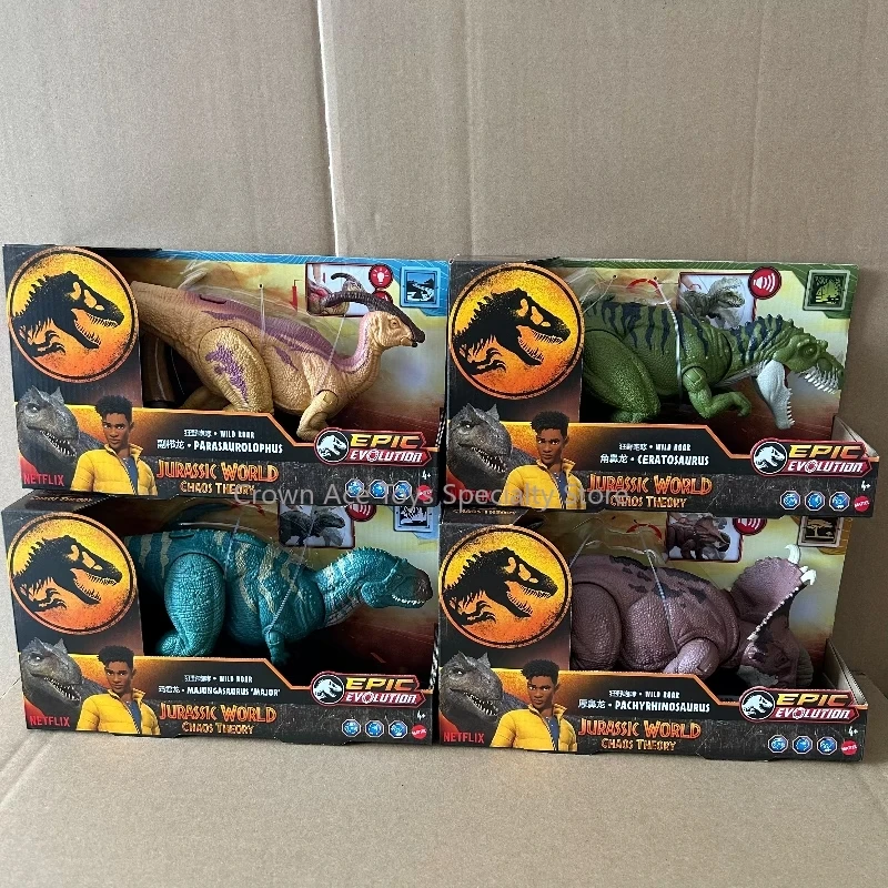 

Mattel Jurassic World Wild Sound Effect Dinosaur Large Model Doll Boy APP Multi-Role Toy HLP14 Desktop Holiday Collectible Gifts