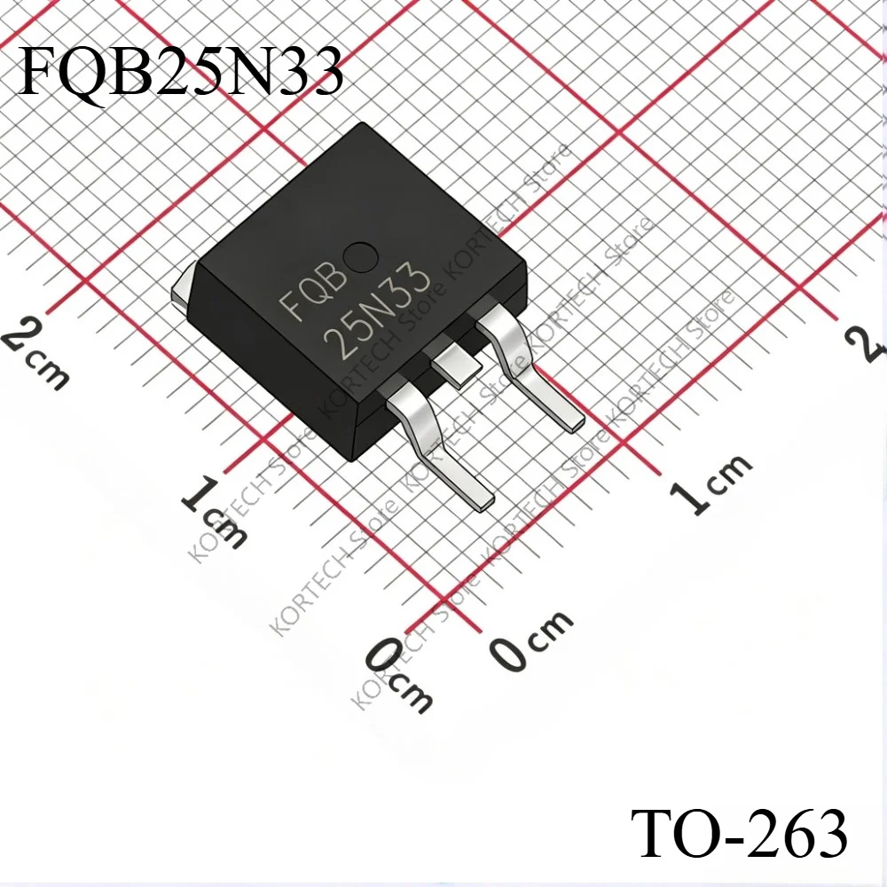 10Pcs/Lot Original FQB25N33 25N33 TO-263 25A/330V  For Automotive computer board fragile IC Chip