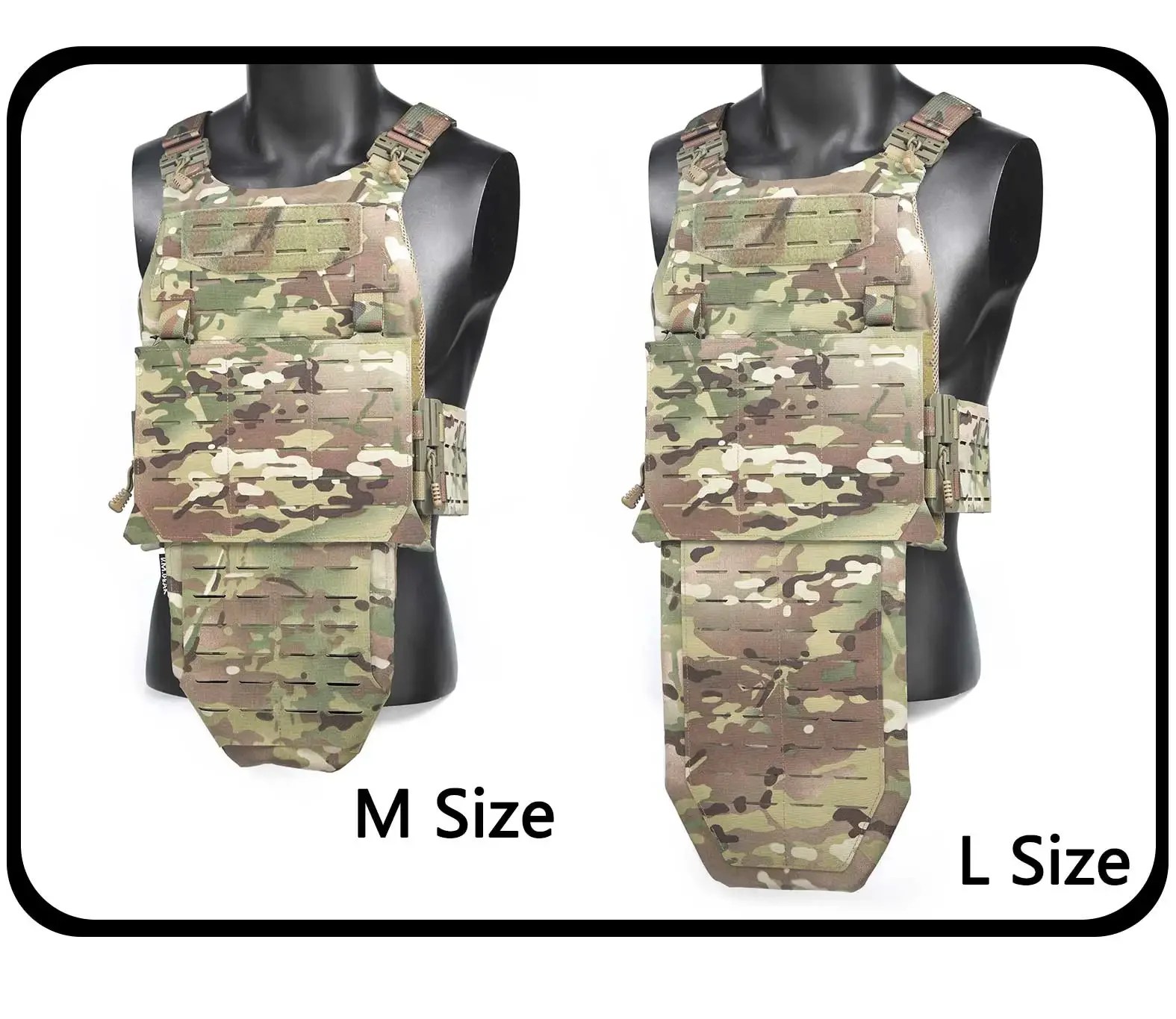 DMGear Chaleco táctico MOLLE con protección de ingle para caza y outdoor - imagen 4