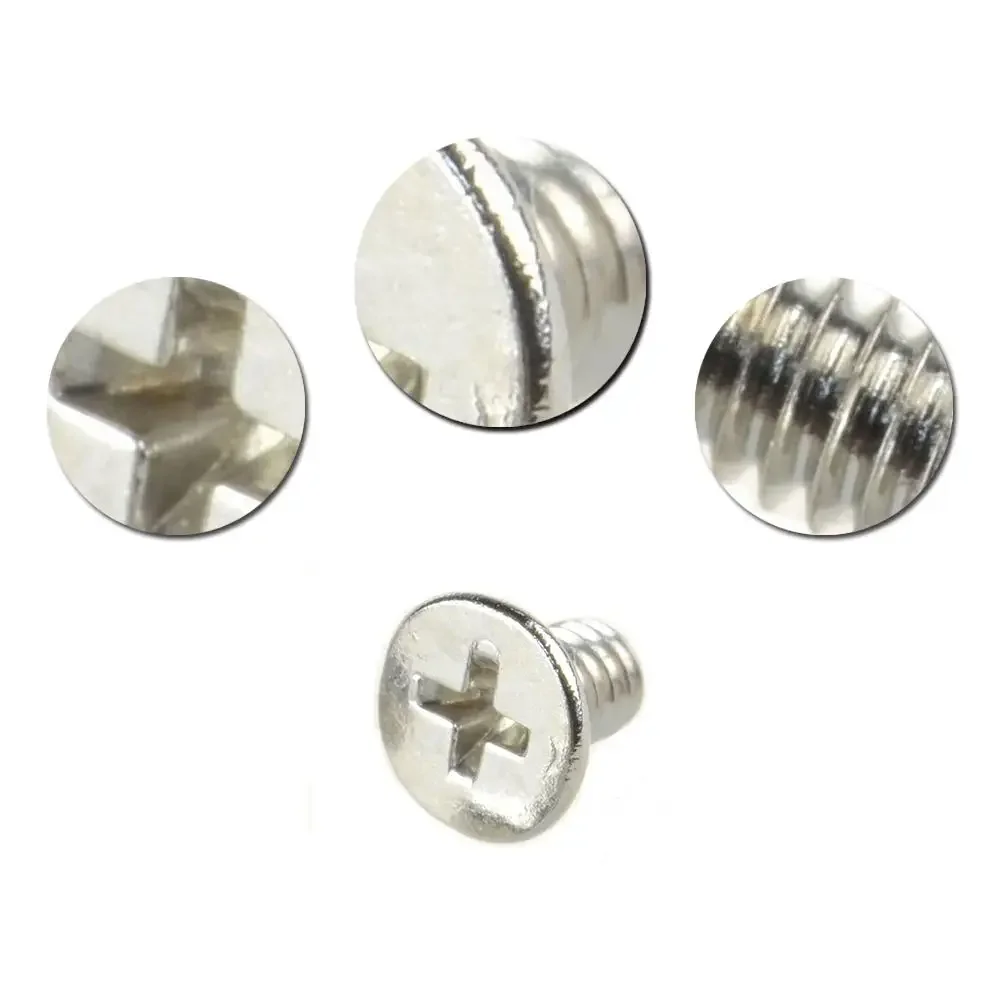 50 шт. Новинка M3x4 мм винты с плоской головкой для ноутбука никелированные крестовые винты