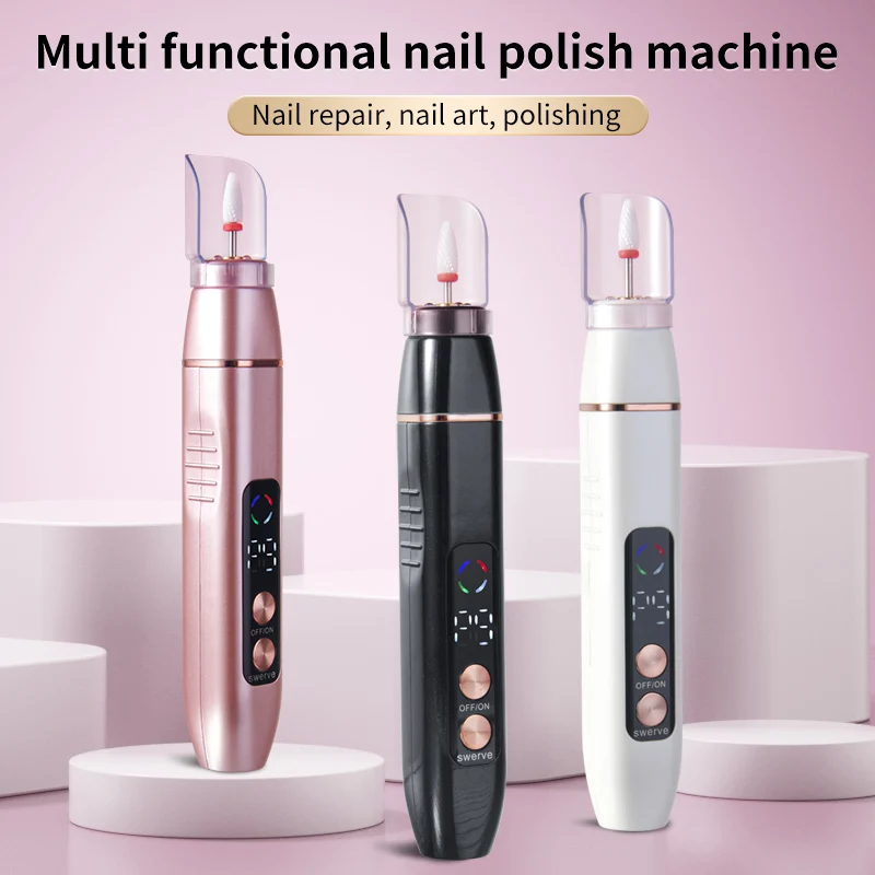 اللاسلكية مسمار الحفر القلم USB ملف الأظافر تلميع القلم GLX015 قابلة للشحن مسمار آلة الحفر المحمولة مانيكير الحفر صالون أداة #1