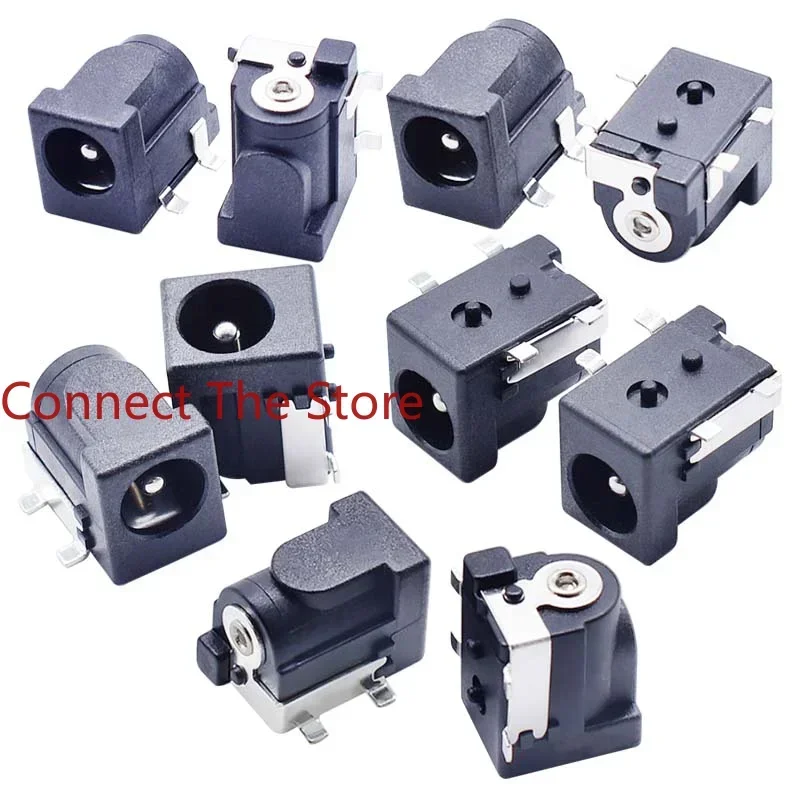 10PCS Supply DC Bus Power 050  Socket 5525  Chip Temperature-resistant Environmentally-friendly Welding PCB Board.