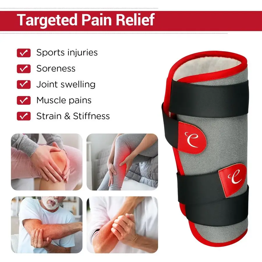 

Грелка для ног для облегчения боли, носимая грелка для ног икр, электрическая тепловая пленка для голени/бедра/колена/рук/гамстра