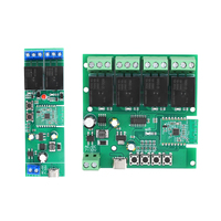 2/4 Channel DC/AC 7-32V For Ewelink Bluetooth-compatible WiFi Relay Module Type-C Wireless Smart Home APP Remote Control Switch