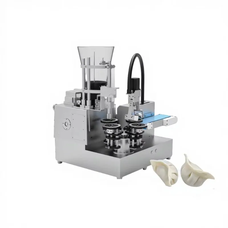 Customized Restaurant Home Use Desktop Stainless Steel Automatic Motor 20 Pcs/Min Dumpling Making Machine