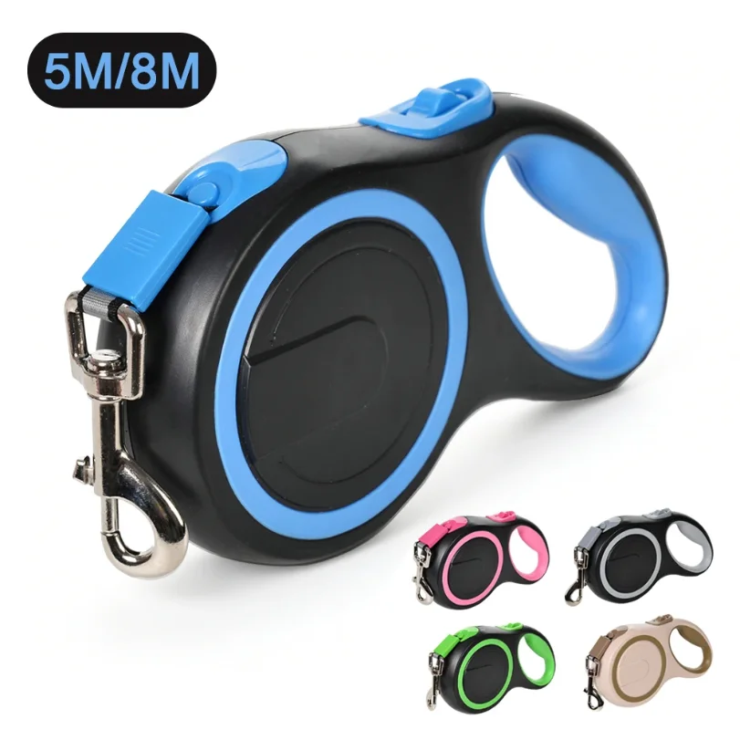 

Automatic Retractable Big Dog Leash 5M 8M Strong Pet Roulette Leash for Small Large Dogs Cats Walking Golden Retriever Lead Rope