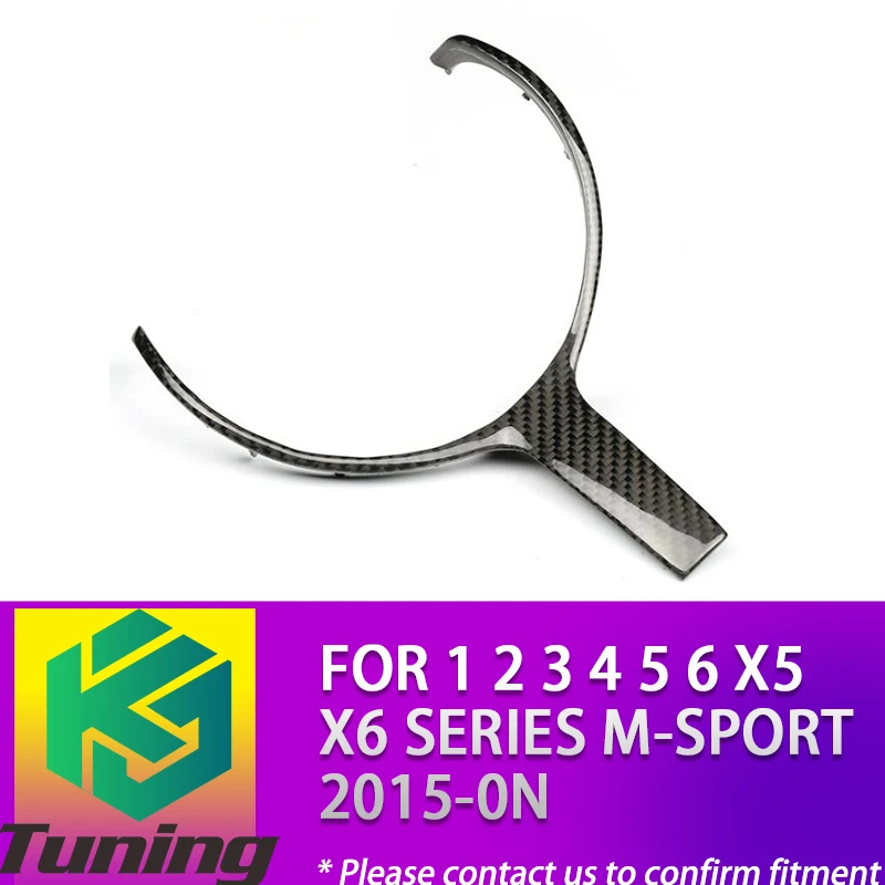 

Carbon Fiber Steering Wheel Trim for BMW F20 F22 F21 F30 F32 F33 F36 F06 F12 F13 X5 F15 F16 M-Sport 2015-ON