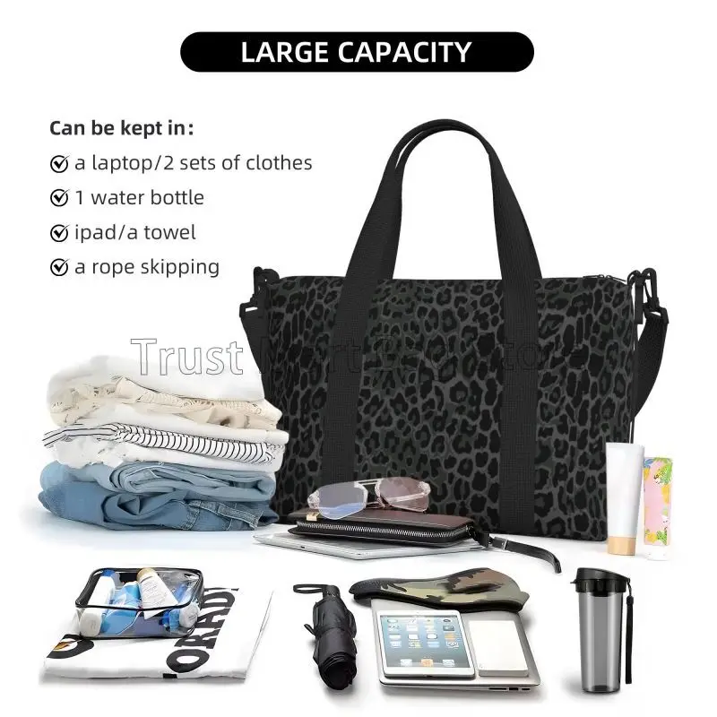 Leopard Print Travel Duffle 4