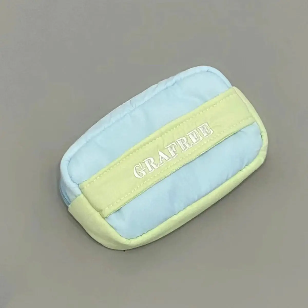 Original Mint Green Fresh Star Spring/Summer Embroidered Makeup Bag Pen Bag Large Capacity Travel Storage Bag Korean Stationery