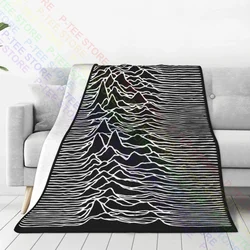 Joy Division Unknown Pleasures Album Record Cover Blanket Velvet Comfort Coral Fleece Bedding Supply Family Expenses