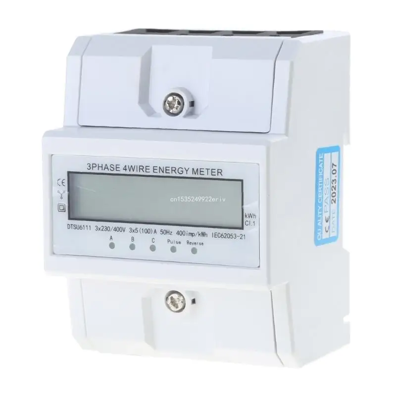 Electricity Tester Intermediate Meter 3Phases 4Wire Energy Meter DIN Electricity Meter for Power Measurement System