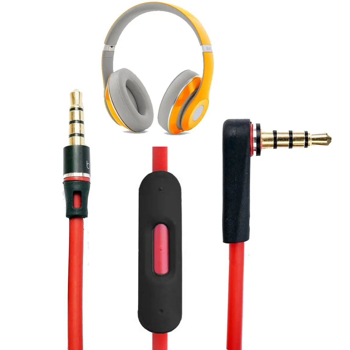 V-MOTA Audio kabel, kompatibel mit Beats Solo/Studio/Studio 2.0/Pro/Detox/Wireless/Mixr/Executive/Pille, 3.0 Fuß, 4,2 m