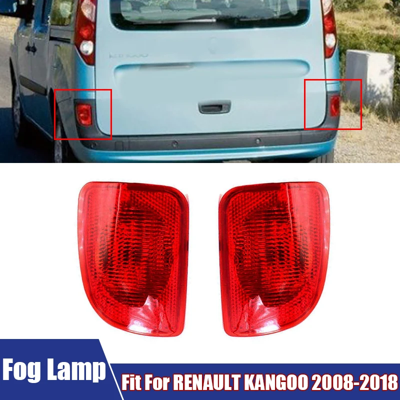 

Left, Right Rear Bumper Light Fog Lamp Warning Signal Lamp Car Accessories For RENAULT KANGOO 2008-2018 8200419906 , 8200419908