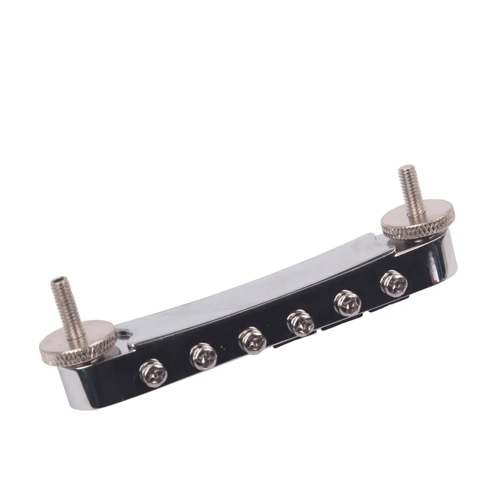 Chrome Plated Bridge For Adjustment And Tuning Bridge Saddle Style Knobs LP Guitar Bridge for Guitars