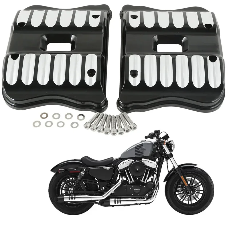 For Harley Sportster Seventy Two Custom XL 1200 883 2004-2017 Forty Eight Motorbike Acsessories Rocker Box Covers