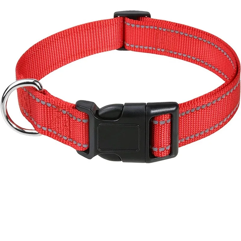 Reflective Nylon Dog Collar For Small Medium And Large Dogs_voghion.com