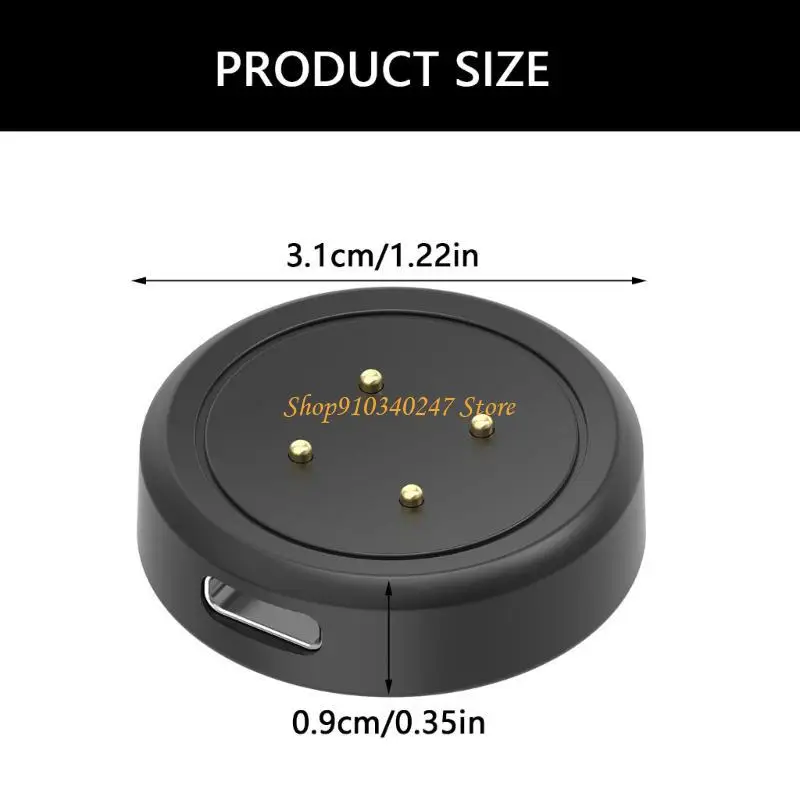 Solución energía del soporte estación carga Q22A para adaptador corriente magnético USB del reloj 3/2
