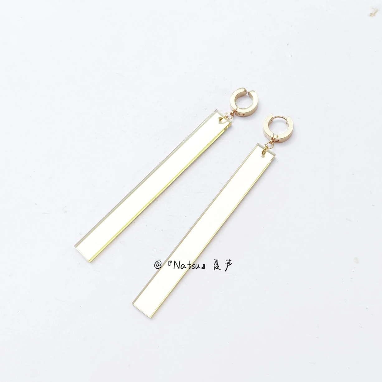 Anime Arknights Kristen Wright Metal Earrings Take Photo Props Accessories Cosplay Costume Ear Clips Acrylic