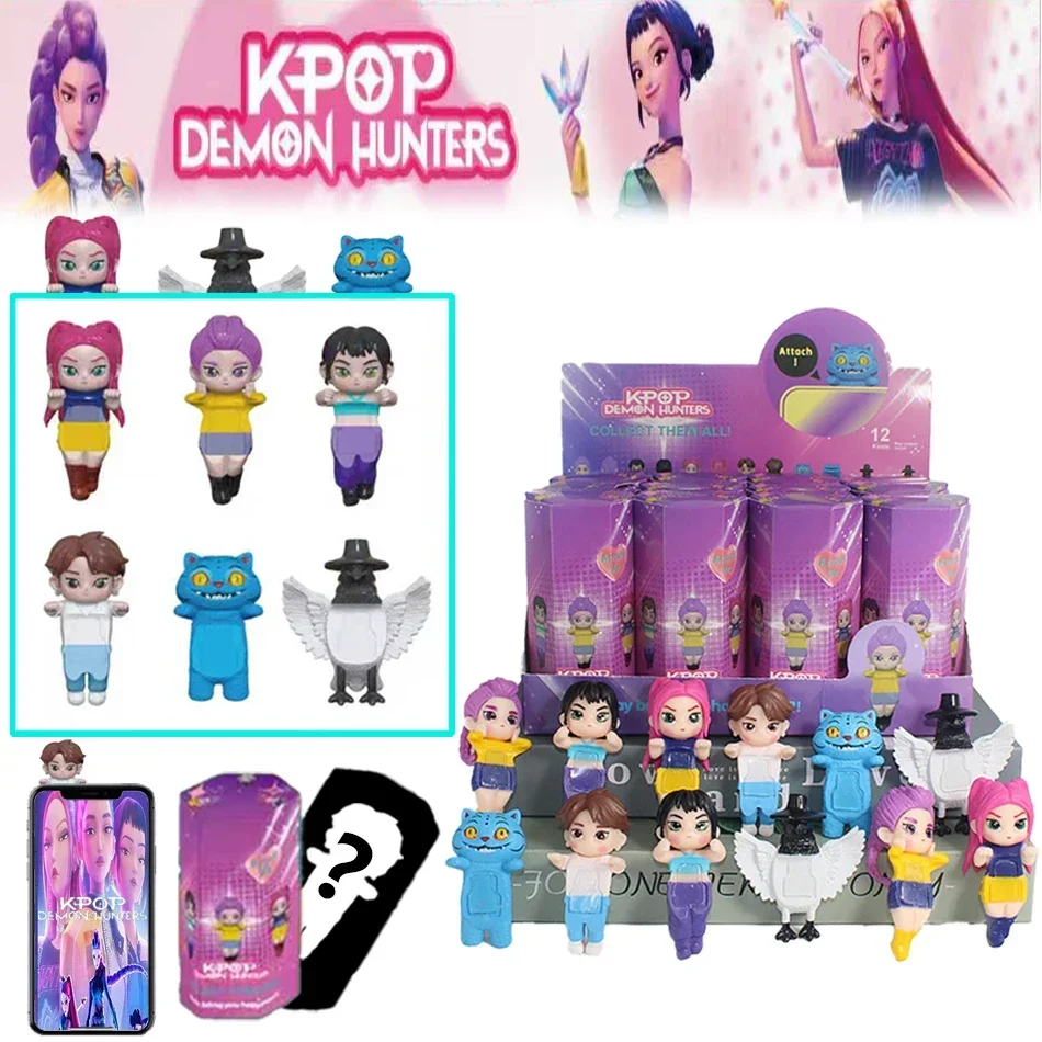 

Новая фигурка Kpop Demon Hunters, серия слепая коробка, Дерпис, Тигр Руми Мира Zoey, фигурка киски, игрушка, мини-декор, модель игрушки для фанатов, подарок
