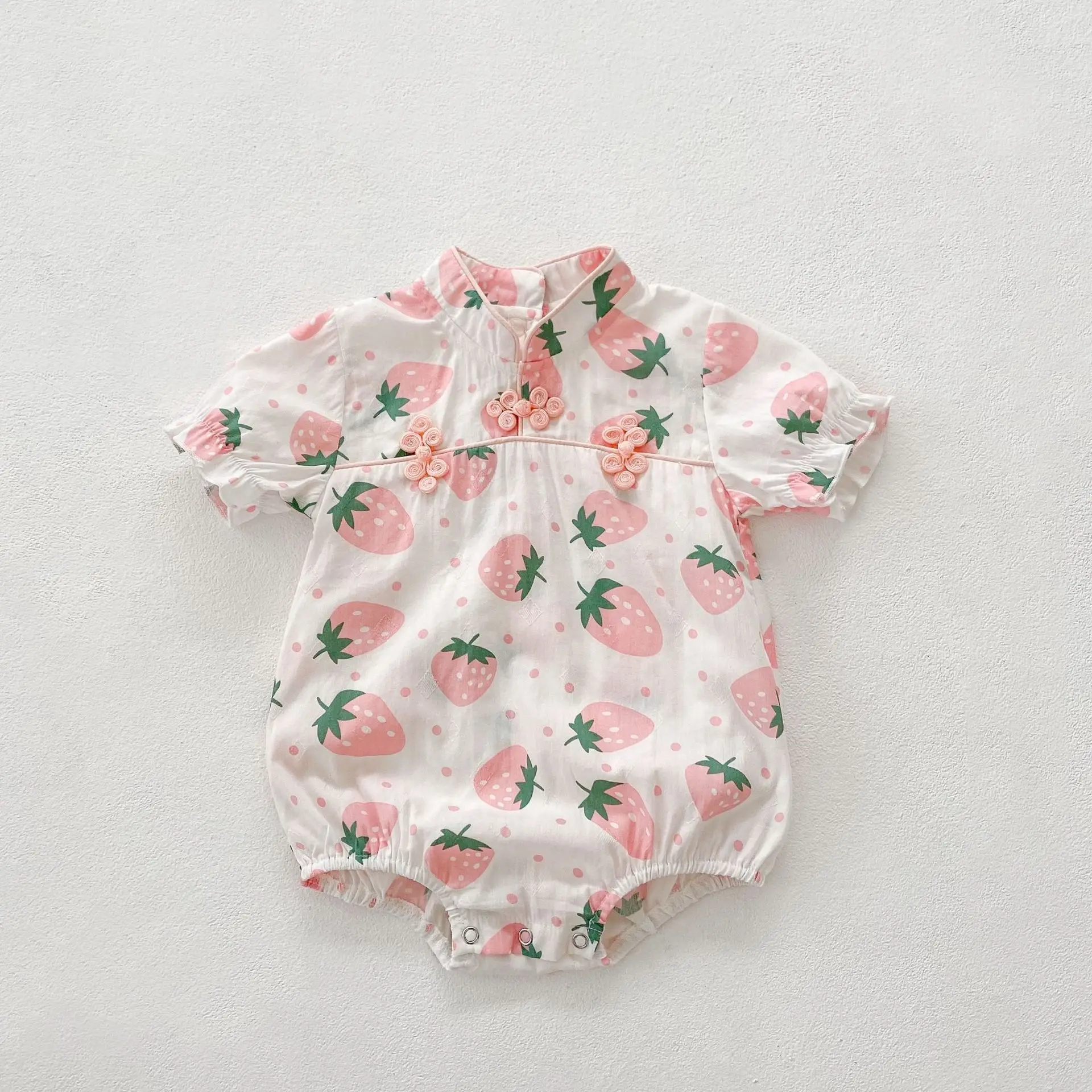 

0-24M Newborn Kid Baby Girls Clothes Flower Print Romper Elegant Cotton Floral Jumpsuit Cute Sweet Princess Outfits