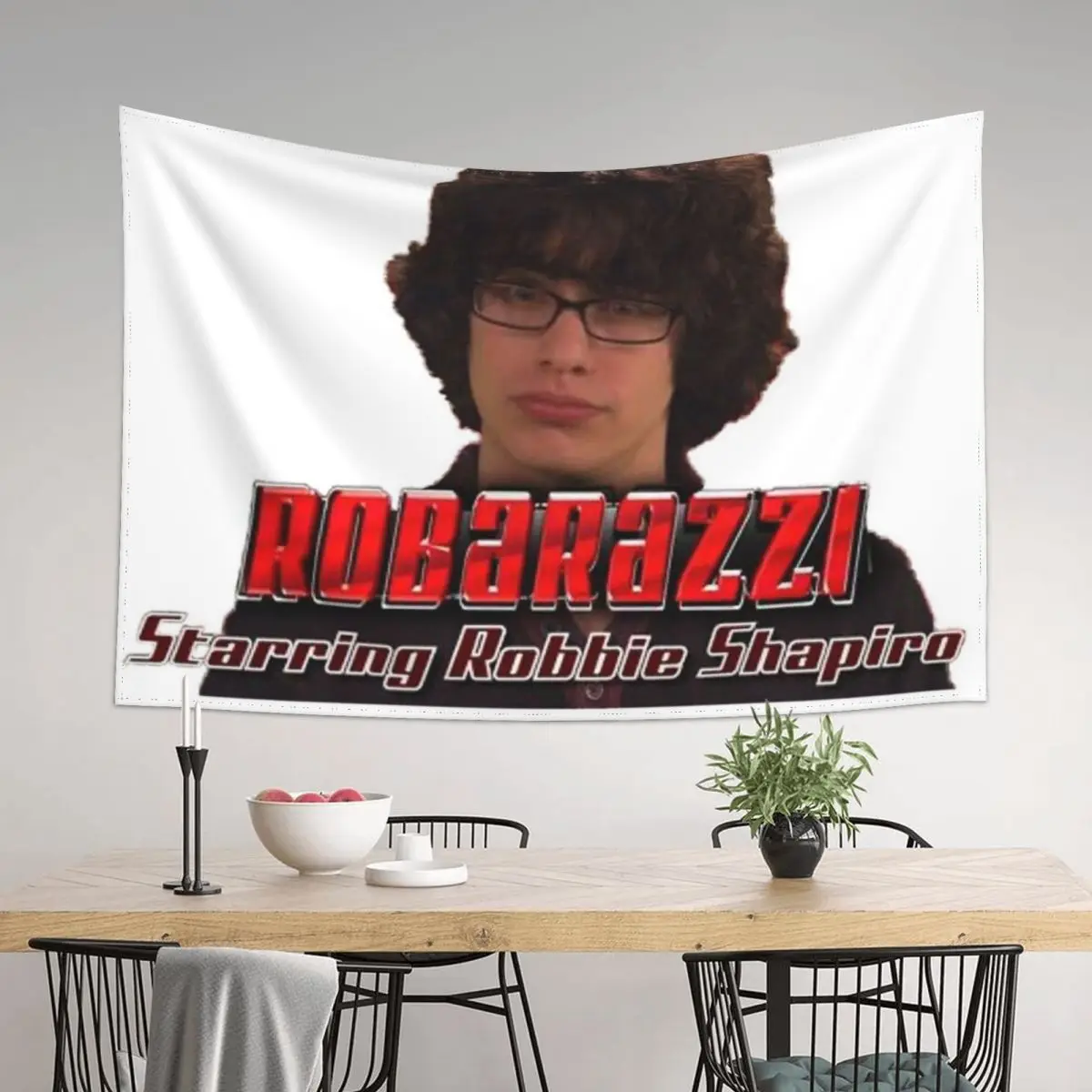 

robbie shapiro robarazzi meme Tapestry Room Decor Cute Wall Carpet Decorations For Room Tapestry