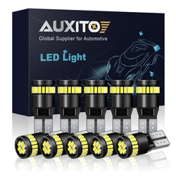 AUXITO 10X t10 W5W LED Canbus Error Free Ultra Bright for Audi BMW VW Mercedes LED Car Interior Dome Reading Parking Lights 12V