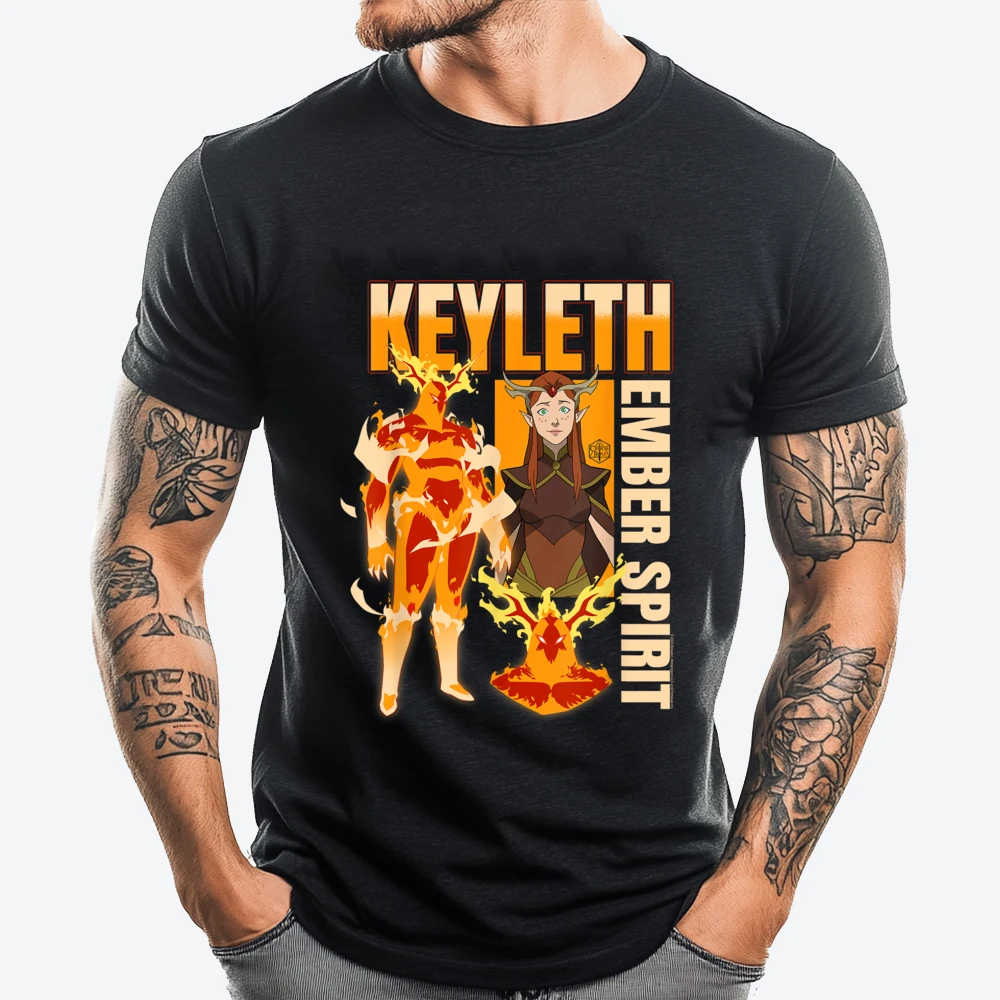 

The Legend Of Vox Machina Keyleth Ember Spirit Men's T-Shirts Student Men's T-Shirts Thanksgiving