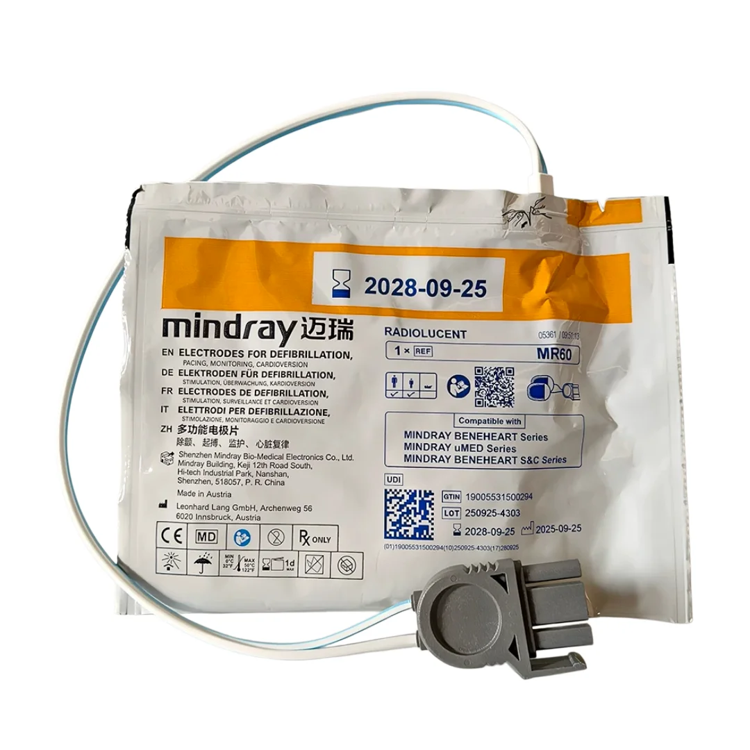 

Mr60 Is Suitable for D S C Series Aed Defibrillator Multi-Functional Electrode Pads Mr61 62 63