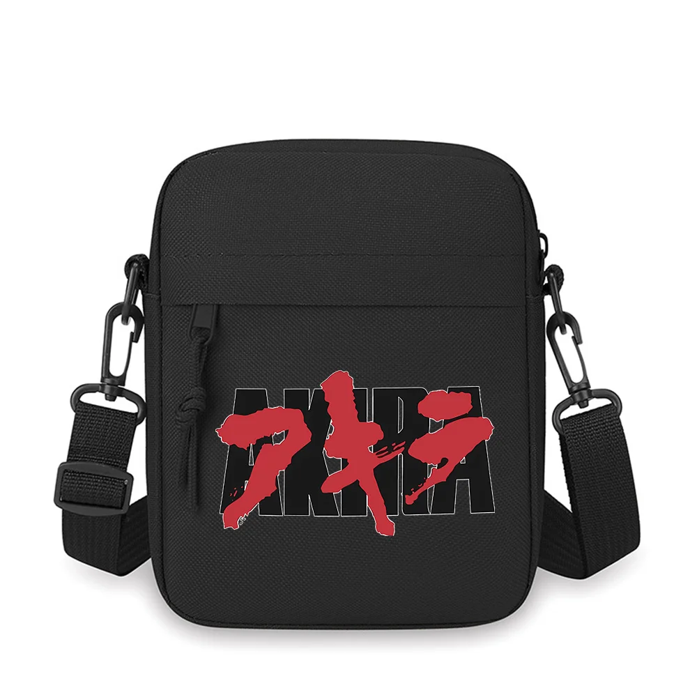 

Red Akira art design graphic Men Crossbody Bag Single Shoulder Women Cartoon Anime Film Printing Design Unisex