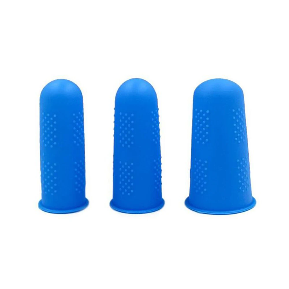 Anti-Burn Antiscivolo Facile da pulire Protezione per le dita Copertura protettiva Silicone antitaglio per colla Cera per cucire artigianale