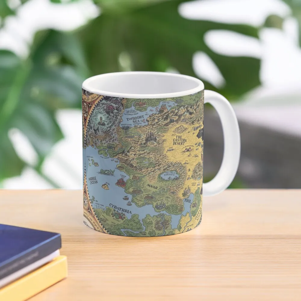 HP Lovecraft Dreamland Map Coffee Mug Cups For And Tea Cute And Different Cups Set Tourist Mug