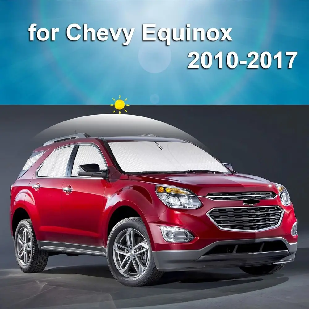 Chevy Equinox 2010-2017 Kits de matiz de janela de privacidade com bloqueio UV para pára-brisa, lados e traseiros
