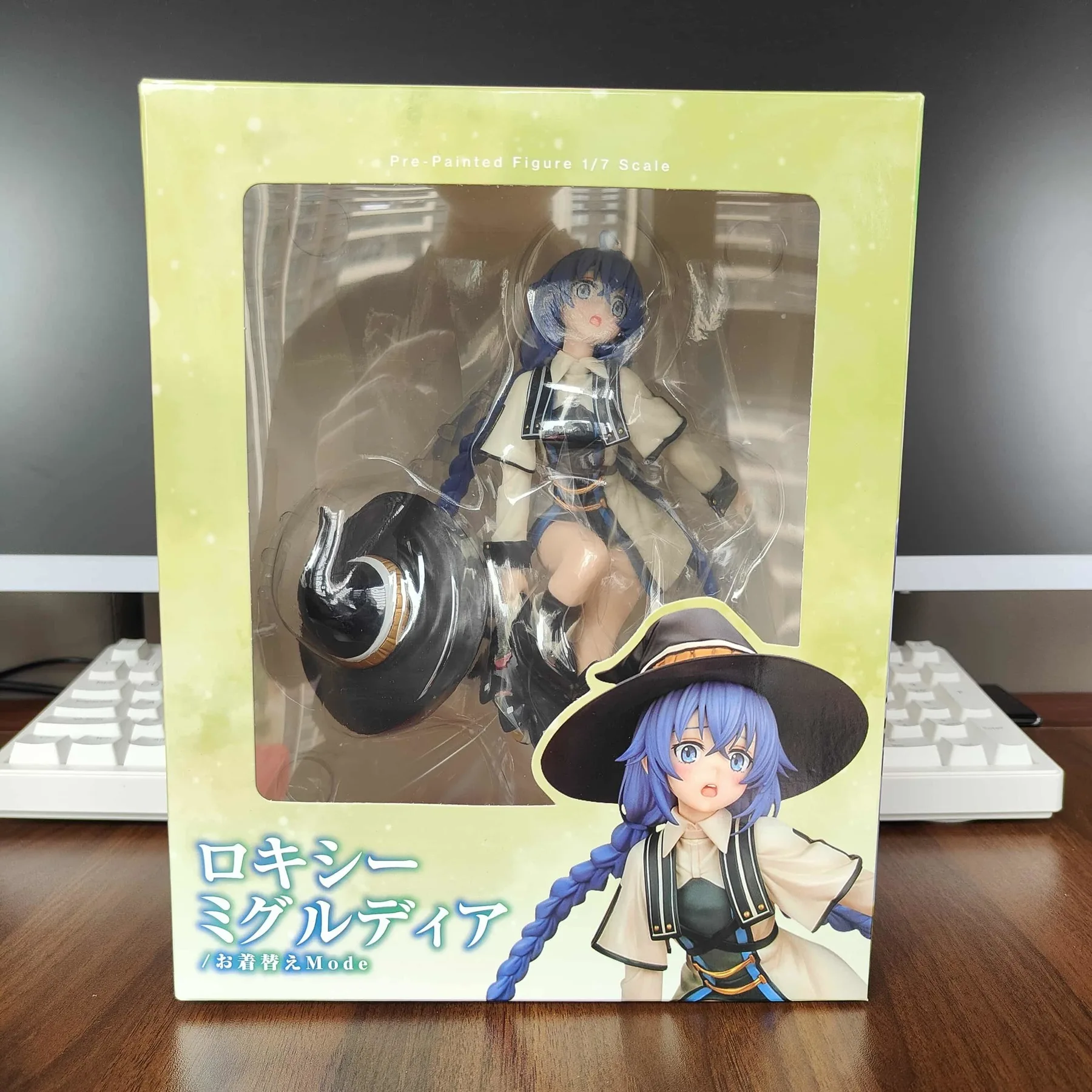 تمثال Mushoku Tensei Roxy Migurdia تمثال التناسخ العاطلين من مادة PVC مجموعة نماذج الرسوم المتحركة ألعاب تزيين سطح المكتب