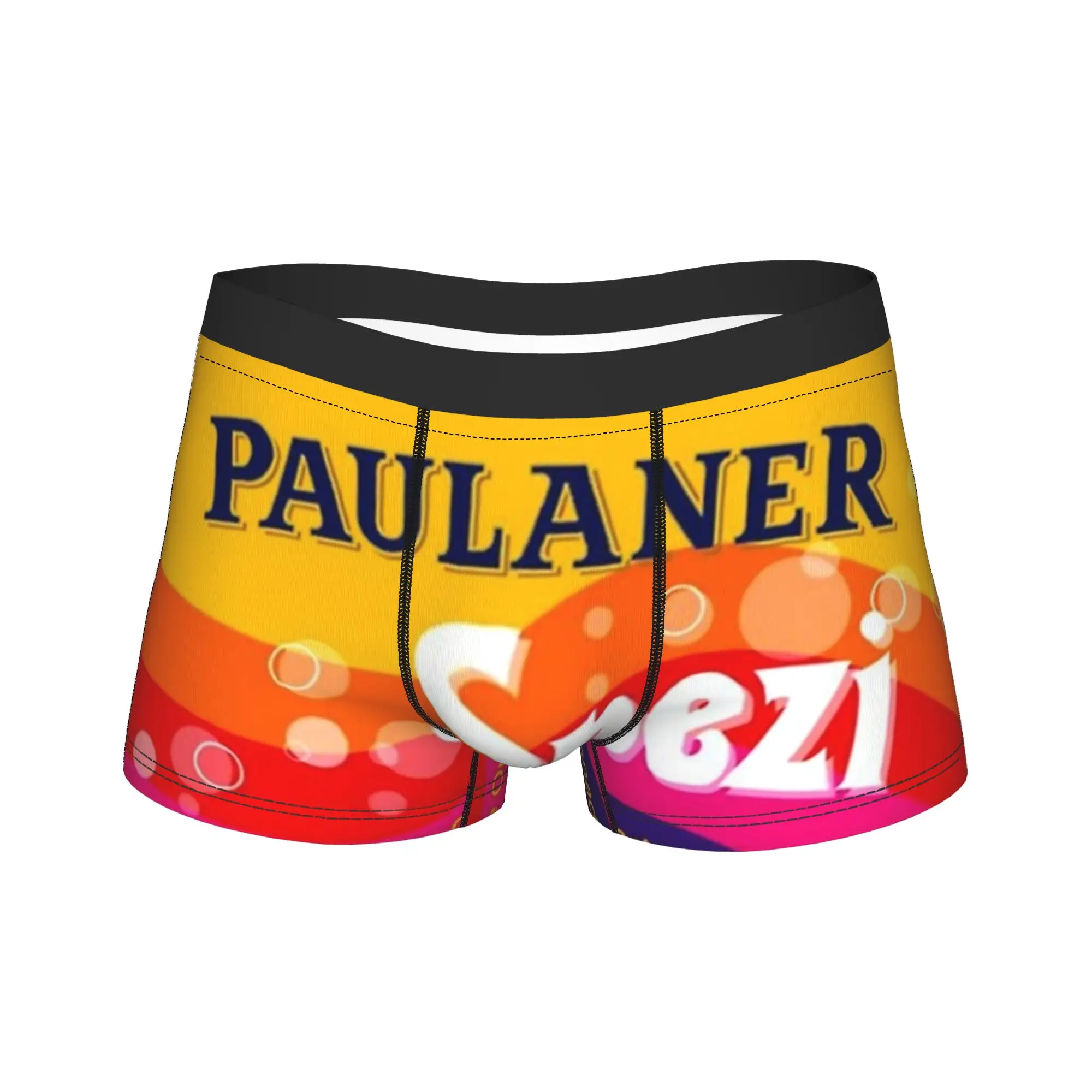 Paulaner Spezi Boxershorts Deutschland Soda Drink 3D Pouch Unterwäsche Trenky Print Shorts Briefs Sexy Weiche Männliche Unterhose Plus Größe