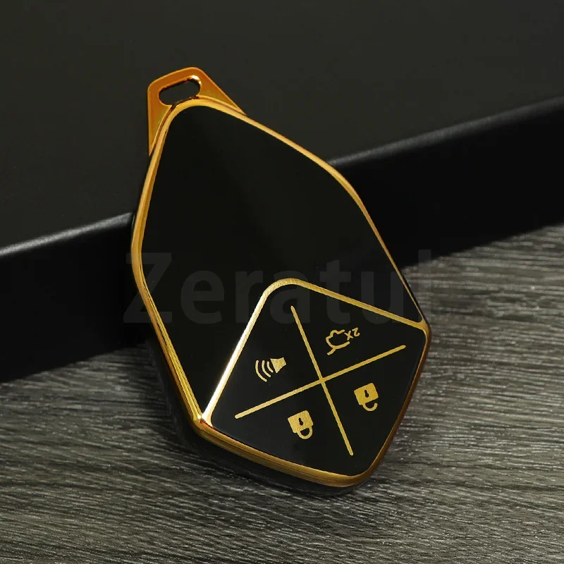 4 Buttons TPU Car Key Case Cover For Changan DEEPAL S7 SL03 2022 2023 2024 Key Fob Key Protector Keychain Holder Accessories - view 6