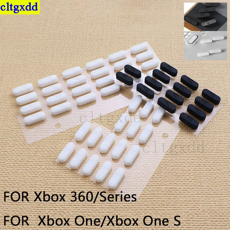 Cltgxdd 2-10 Set FOR Xbox360 Ultra-Thin Xbox One Series S/X Rubber Foot Pad Accessories Shock-Absorbing Protective Pad