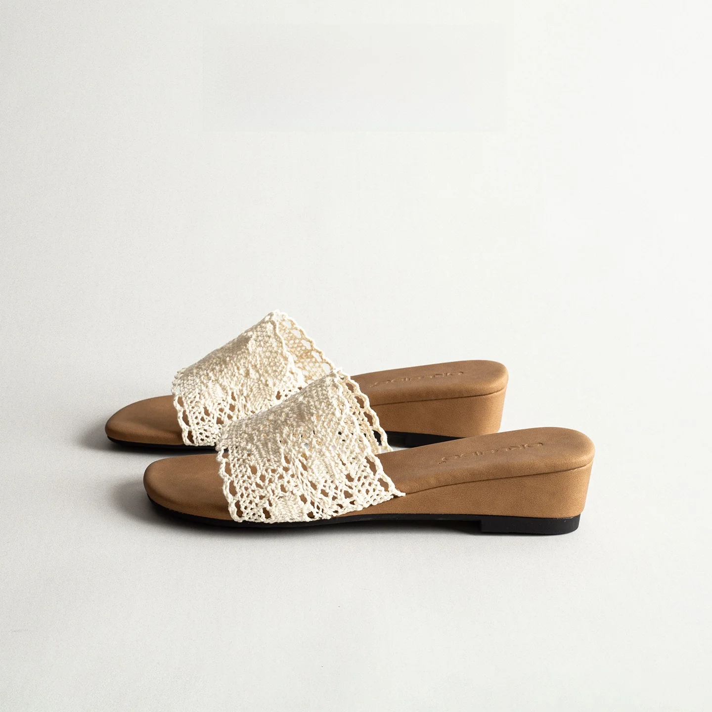 Woven T-Strap Open-Toe Sandals Women's Summer Outdoor Versatile Gentle Vacation Style Beach Casual Hollow out Slip-On Shoes