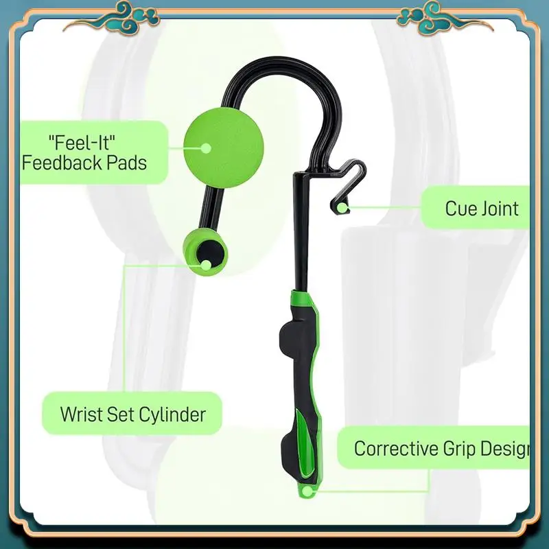 Golf Grip Kit, Golf Swing Trainer, 2 In 1 Squareset Square Set Control, Instant Feel-Based Feedback, Training Aid Highly Recomme