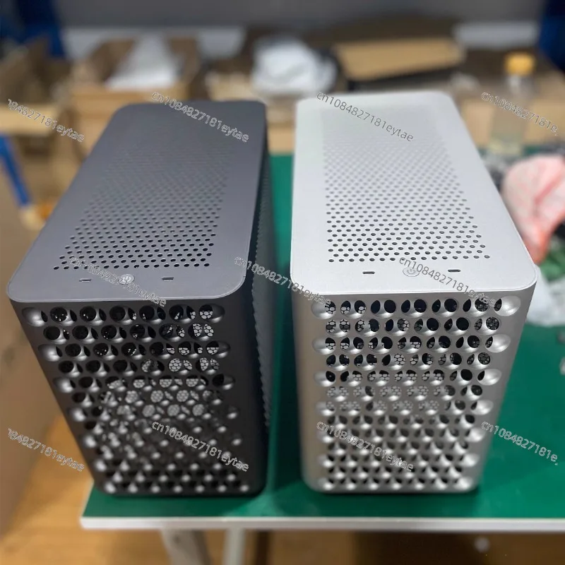 هيكل Mcprue Apollo S ITX 3.0، هيكل كمبيوتر ITX، هيكل كمبيوتر Apple باللون الأسود