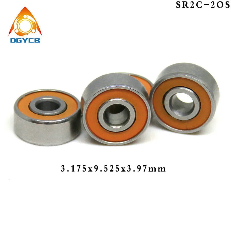 

10pcs ABEC7 SR2C 2OS Hybrid Ceramic Bearing 3.175x9.525x3.97 SR2 2RS CB Stainless Steel Ceramic Bearing SR2ZZ Inch Bearing